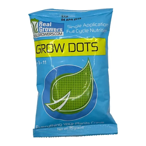 Miniatura 7 de Real Growers Grow Dots Classic 6lb - Nutrientes de liberación programada de una sola aplicación a granel para cultivos sin suelo