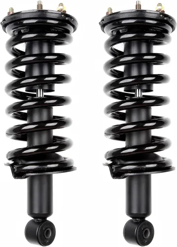 SCITOO Par delantero de puntal y resorte completo compatible con Infiniti QX-56 2004-2010, 2004-2014 para Nissan Armada, 2004-2015 para Nissan Titan