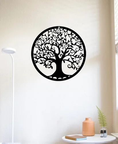 Miniatura 6 de RESACO Árbol de la Vida Arte de Pared Metal Árbol Vida Decoración de Pared Árbol Familiar Placa de Pared 11 Pulgadas Árbol de la Vida Colgante