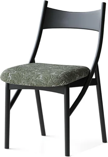 Miniatura 12 de Sillas de comedor de madera, sillas de comedor, silla de cocina, silla lateral de cocina con respaldo alto con paquete suave para salas de estar