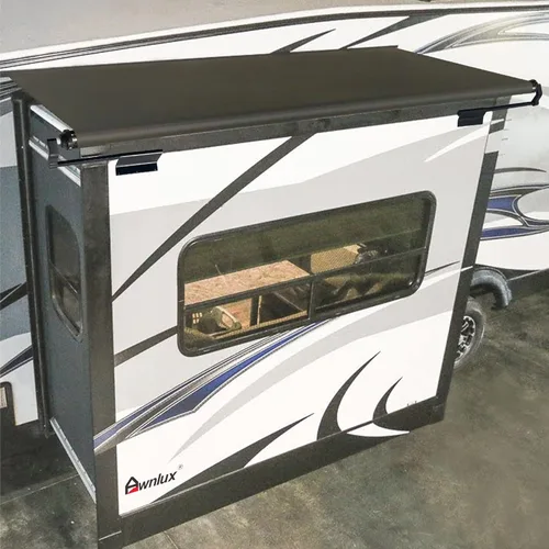 Miniatura 8 de Awnlux Toldo deslizante para caravana, kit de montaje de cubierta de toldo deslizante, blanco, 5 pies 6 pulgadas (5 pies 1 pulgada de tela)