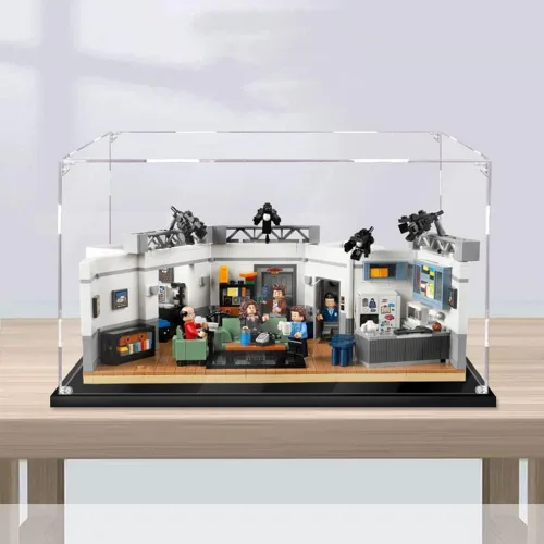 Miniatura 3 de Vitrina acrílica para ideas 21319 Friends Central Perk and Ideas Seinfeld 21328 coleccionables, cajas de acrílico para exhibición de protección a