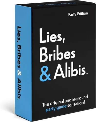 Lies, Bribes & Alibis - Un divertido juego de cartas de fiesta para adultos para citas nocturnas, fiestas universitarias, reuniones amistosas y