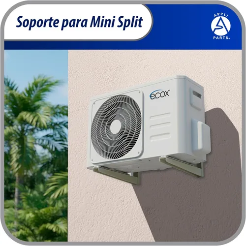 Miniatura 4 de Appli Parts Soporte para montaje en pared de Unidad Condensadora Externa de Mini Split hasta 100kg modelo APAB-2100 incluye kit de fijación, pernos