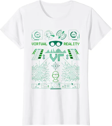 Miniatura 13 de Camiseta de realidad virtual VR Retro Gamers, Negro, S