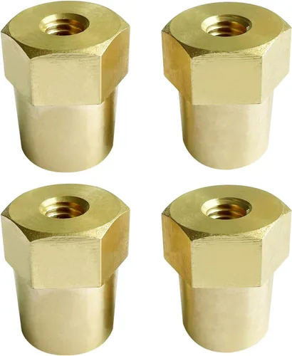 Miniatura 5 de Ampper Adaptador de Poste de Terminal de Batería Hembra de Latón con Rosca 5/16"-18, Postes de Terminal de Batería, Postes de Carga para Extensión