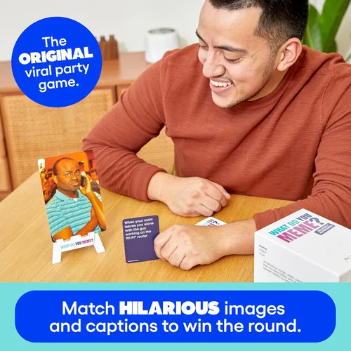 Miniatura 2 de WHAT DO YOU MEME? Juego básico (versión original) - El divertido juego de fiesta para adultos para amantes de los memes