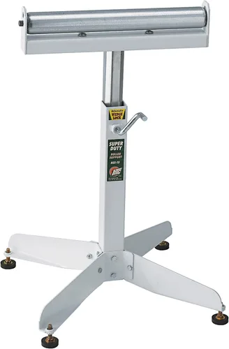 Miniatura 5 de Soporte de material de rodillo de pedestal ajustable HTC HSS-10, con un rodillo de rodamiento de bolas de 16
