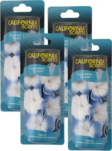 Miniatura 6 de California Scents Ambientadores colgantes, collar de vial colgante, ambientador colgante para automóvil y eliminador de olores para olores fuertes