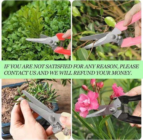 Miniatura 7 de Tijeras de jardín de alta calidad, tijeras de podar MEPEREZ herramientas de jardinería, podadoras para flores, arbustos, rosas y árboles frutales