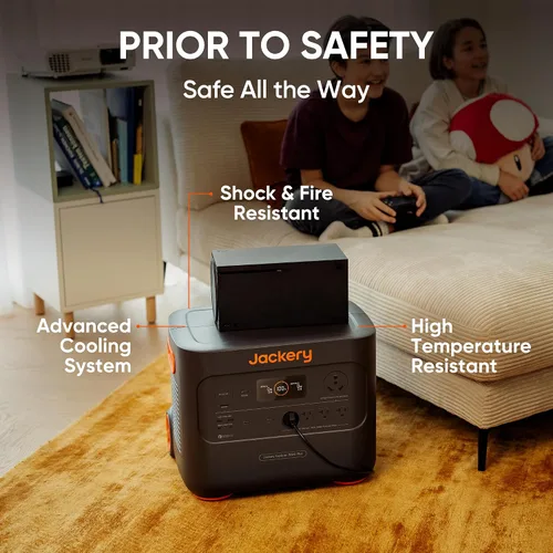 Miniatura 3 de Jackery Estación de energía portátil Explorer 2000 Plus, generador solar de 2042 Wh, compatible con panel solar para caravanas al aire libre