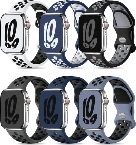 Miniatura 8 de Compatible con Apple Watch Banda 38mm para Mujeres, con Banda de Apple Watch 40mm 41mm 42mm 44mm 45mm 49mm para iWatch Ultra SE Series 8 7 6 5 4 3 2