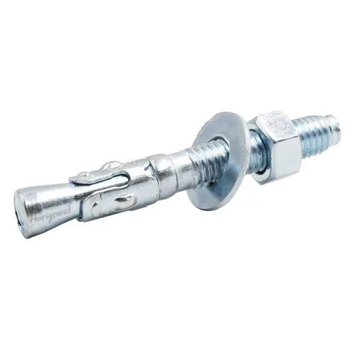 Miniatura 7 de Anclajes de hormigón 3/8, pernos de anclaje de cuña de 3/8 de acero al carbono galvanizado con arandela y tuerca, 3/8 pulgadas de diámetro exterior