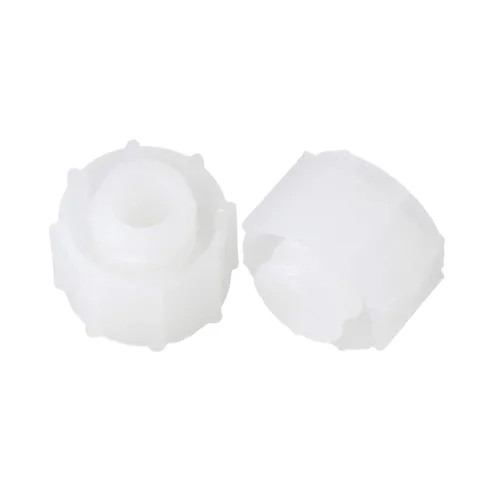 Miniatura 3 de Industria hermética dispensación redonda de plástico tapón de bloqueo tipo tornillo 0.524 in blanco paquete de 100