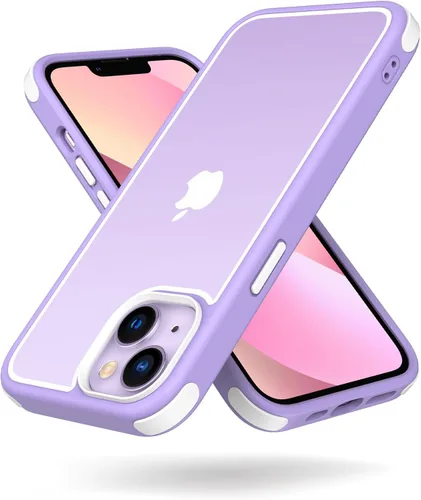 Miniatura 55 de Mobnano Funda transparente para iPhone 11, con protección multicolor a prueba de golpes, no amarillenta, anti arañazos, parte trasera