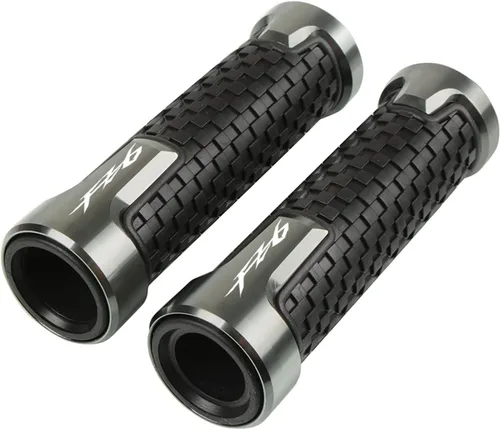 Miniatura 9 de Motocicleta para Yamaha FZ6/FZ6R/FAZER FZ 6 R 6R FZ6 FZ 6 motocicleta 7/8 pulgadas 0.866 in extremos de manillar agarres deslizantes extremos