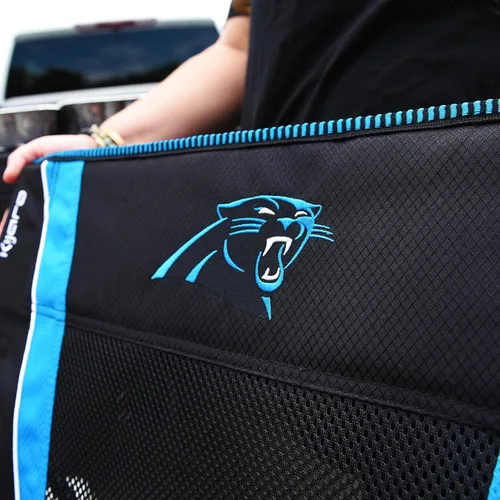 Miniatura 7 de Kijaro Dual Lock Pro, Silla plegable para fanáticos de deportes, 26" L x 35.5" W x 37" H, Carolina Panthers