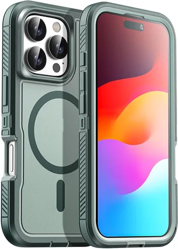 Miniatura 27 de AICase Funda para iPhone 13/14/16e [Compatible con Magsafe], Protección contra caídas de alta resistencia, Defensa multicapa, Grado militar