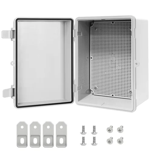Miniatura 16 de Caja de conexiones IP65, impermeable, a prueba de polvo, carcasa de plástico ABS, caja de proyectos para exteriores e interiores, cubierta