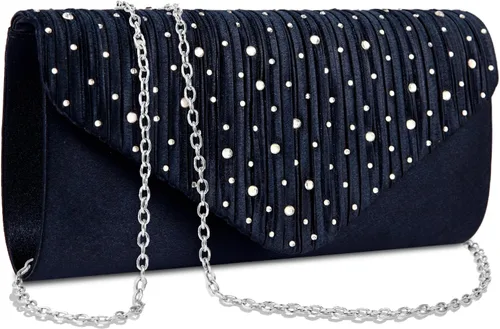 Miniatura 16 de Bolsos de mano BBjinronjy para mujer, bolso formal con diamantes de imitación para noche, bolsos de mano para boda, fiesta, cóctel, graduación, cena