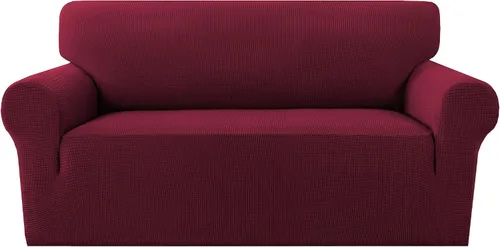 Miniatura 39 de MeilleMaison Funda elástica para silla reclinable, funda para sofá de 1 pieza con parte inferior elástica, lavable, protector de muebles Negro