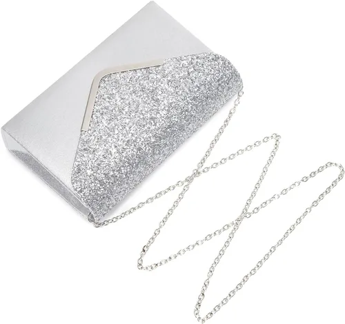Miniatura 3 de Bolso cruzado pequeño de noche para mujer, bolso cruzado para baile de graduación, bolsas de hombro clásicas para bodas, fiestas