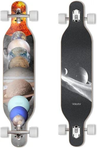 Miniatura 11 de VOLADOR Urban Freeride Pro Longboard Patineta Cruiser Adaptativa de 42 pulgadas Arce de América del Norte Longboard Camber Concave Drop