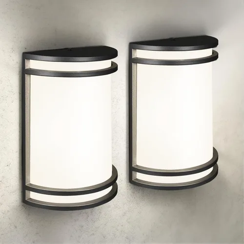 Miniatura 17 de ASD Lámpara LED de montaje en pared para exteriores e interiores de 10 pulgadas con sensor de movimiento, iluminación de pared de níquel cepillado