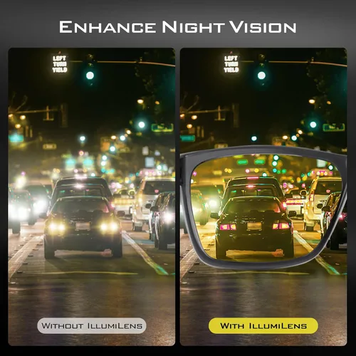 Miniatura 2 de KastKing IllumiLens Gafas de visión nocturna, gafas de conducción nocturna para hombres y mujeres, reducen el deslumbramiento y mejoran la visión