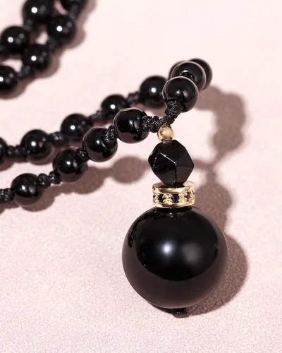 Miniatura 7 de Jewever Cristales y piedras curativas, collares largos para mujeres y hombres, collar de cuentas de cristal con cuentas de piedra natal, collar