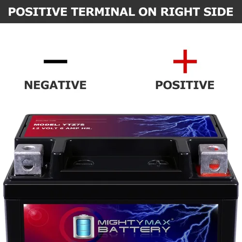 Miniatura 3 de Batería de repuesto YTZ7S de 12 V 6 AH compatible con GT6B-3, XTAZ7S Powersport - Paquete de 3
