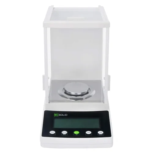 Miniatura 3 de U.S. Solid Balanza de precisión de 1 mg - Báscula de precisión de laboratorio analítico de 21.16 oz con sensor electromagnético, 0.00 oz x 21.16 oz