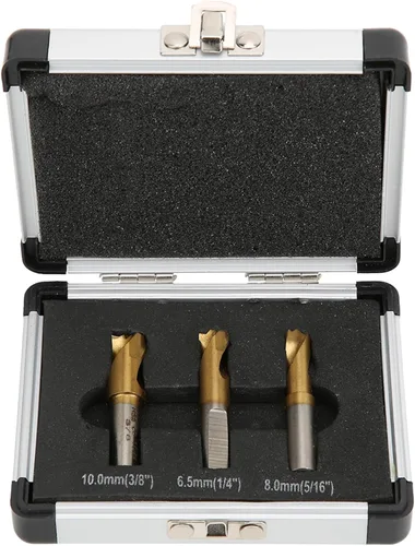 Miniatura 6 de Durable HSS CO Cobalt Spot Soldadura Broca Set, Fácil Separación de Paneles Soldados por Puntos, 3pcs Cortador Accesorios 1/4in 5/16in 3/8in