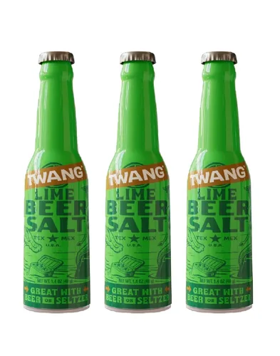Miniatura 9 de Twang Sal de cerveza saborizada, lima, mini botellas de 1.4 onzas para cerveza, cócteles y bebidas (paquete de 24)