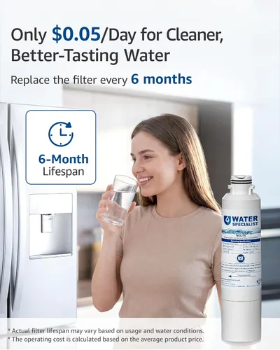 Miniatura 9 de Waterspecialist DA29-00020B Repuesto para Filtro de agua Samsung DA29-00020B, HAF-CIN/EXP, DA29-00020B-1, HDX FMS-2, RS25J500DSR, RF28HMEDBSR