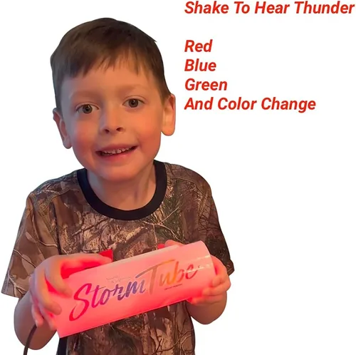 Miniatura 2 de Instrumento musical de tubo de tormenta para adolescentes y adultos: ve el rayo y siente el trueno con el tubo de tormenta. Activado por movimiento