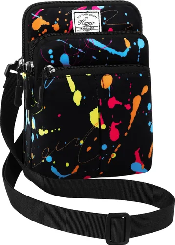 Miniatura 24 de Kamo Bolso Multifuncional para Teléfono de Un Solo Hombro, Bolso de Cintura para Teléfono, Bolso Diagonal Cruzado, Estuche para Teléfono Inteligente