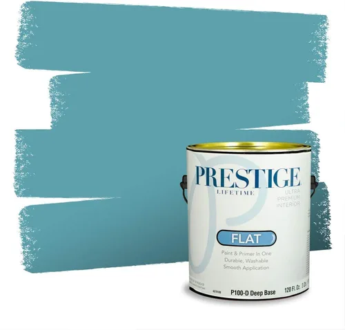 Miniatura 338 de Pintura Exterior + imprimación PRESTIGE, todo-en-uno, 1 galón, acabado mate, color comparable al Valspar* Royal Gray* VS151-Gris real