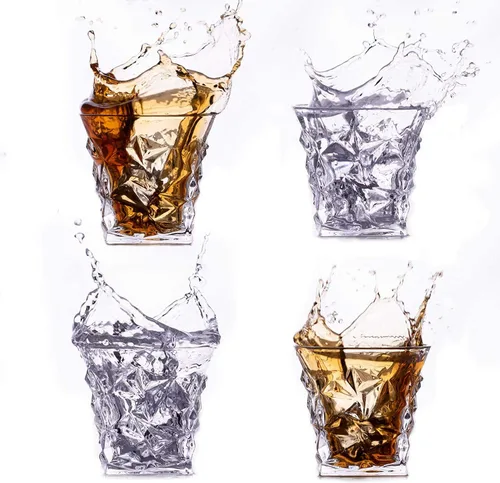 Miniatura 4 de LEMONSODA Juego de 4 vasos escoceses de alta calidad, elegantes vasos de whisky para whisky, malta individual, juego de vidrio antiguo en caja
