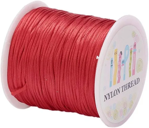 Miniatura 11 de Elecrelive - Cuerda de nailon de 200 yardas para pulseras, 200 yardas, cuerda de nailon para pulseras, 20 colores para collar, pulsera, joyería