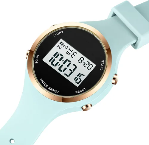 Miniatura 57 de Women LED Display Elecreonic Watch Fashion Chrono Alarm Digital Clock Woman Outdoor Sport Wirstwatch