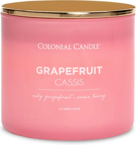 Miniatura 23 de Colonial Candle Winter Woods - Vela perfumada en frasco, colección Pop of Color, 3 mechas, verde, 14.5 onzas, hasta 60 horas de combustión