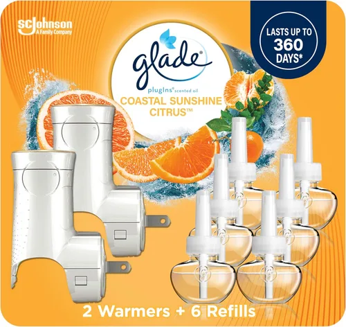 Miniatura 11 de Glade PlugIns - Kit de iniciación de ambientador, aceites esenciales y perfumados para el hogar y el baño, manzana y canela, 4.02 onzas líquidas, 2