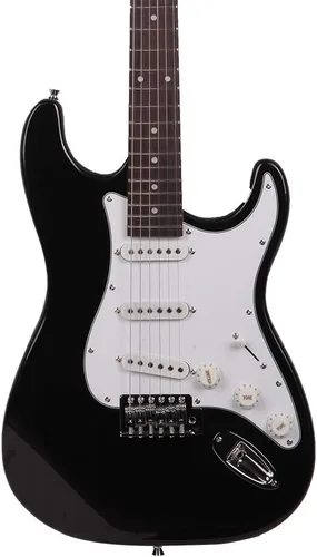 Miniatura 3 de Guitarra eléctrica de diapasón de palisandro de 39 pulgadas, kit de guitarra eléctrica para principiantes de cuerpo sólido de tamaño completo