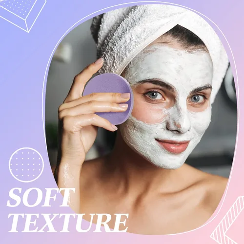 Miniatura 4 de 480 esponjas faciales comprimidas, eliminación de maquillaje, esponja de lavado facial redonda, reutilizable para limpieza, exfoliante, almohadillas
