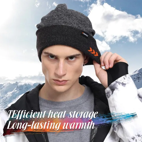 Miniatura 3 de WTACTFUL Gorro térmico cálido y holgado para invierno, para esquí, snowboard, al aire libre, hombres y mujeres