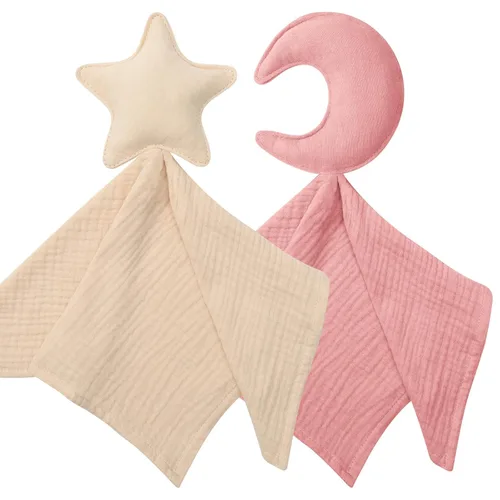 Miniatura 11 de Manta de seguridad de muselina de algodón suave de alta calidad, suave y transpirable, para recién nacido, unisex, regalos neutros únicos para bebés