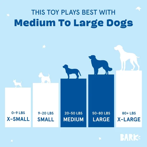 Miniatura 5 de Barkbox Air Head Juguete para Perros – Juguete de Peluche Rip & Reveal con Pelota Chirriante Espinosa Oculta, Crujido Loco y Relleno Suave – Juego