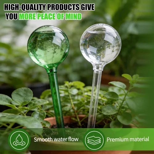 Miniatura 4 de Yahpetes Globo de riego automático Globos de riego de plantas Bombillas de riego de plástico Waterer Flower Water Drip Irrigationdevice Sistema