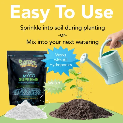 Miniatura 4 de Hongos micorrízicos para el suelo, estimulador de raíces para plantas, micorrizas ultra concentradas para raíces fuertes de las plantas y suelo